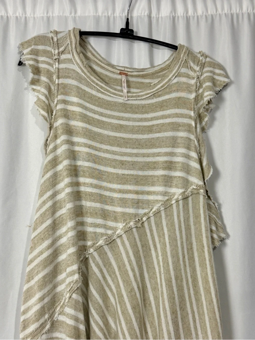 Free People Between the Lines Sleeveless Boho Tunic Sz Small